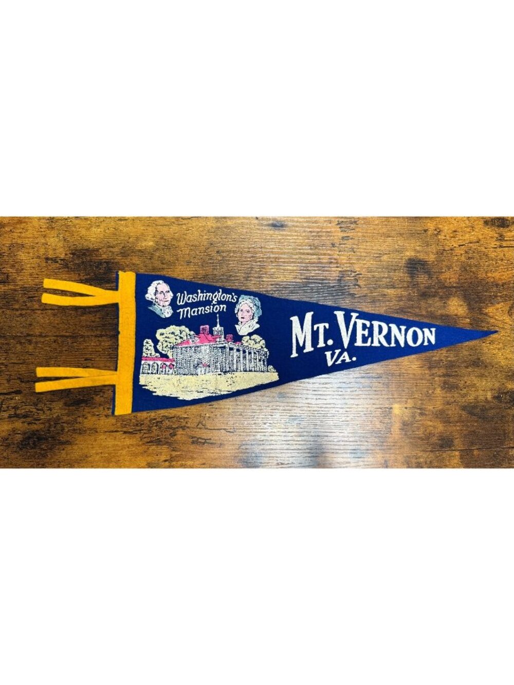 Vintage Mt. Vernon, Virginia pennant